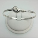 RA434MBSS Sterling Silver Nautilus Shell Bangle 